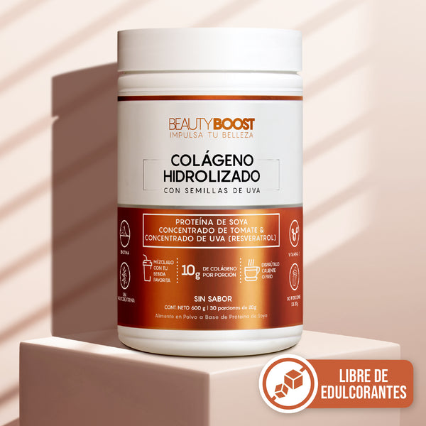 COLÁGENO HIDROLIZADO CON RESVERATROL - SIN SABOR - SIN EDULCORANTES