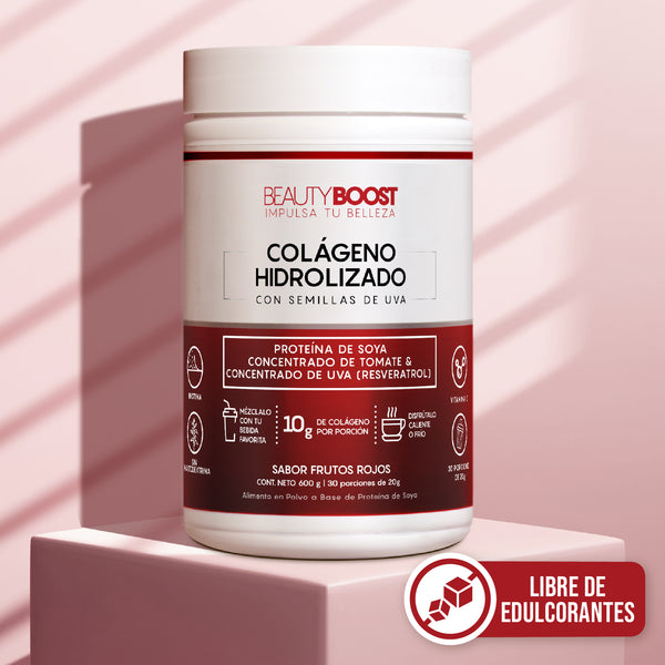 COLÁGENO HIDROLIZADO CON RESVERATROL SIN EDULCORANTES- FRUTOS ROJOS