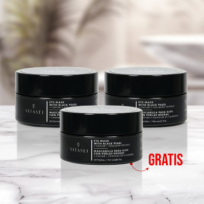 Paga 2, lleva 3 - Parches reafirmantes para ojos con caviar y cristales de colágeno