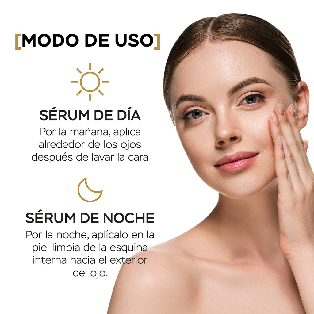 KIT CONTORNOS DE OJOS DíA EFECTO FRÍO Y NOCHE CON CAFEÍNA