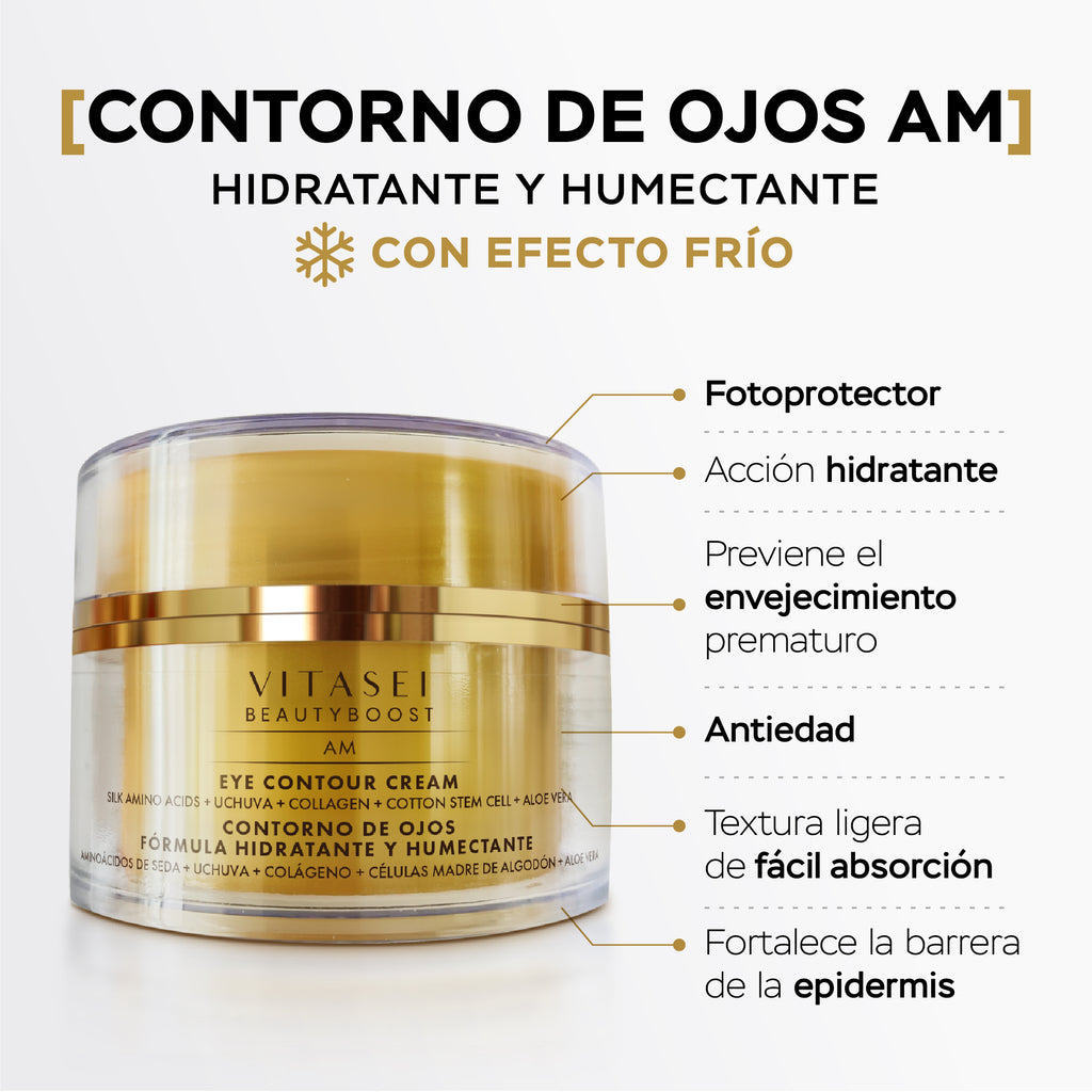 KIT CONTORNOS DE OJOS DíA EFECTO FRÍO Y NOCHE ANTI-FATIGA CON CAFEÍNA