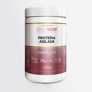PROTEÍNA AISLADA ENRIQUECIDA CON CALCIO, OMEGAS 3, 6, 9, VITAMINAS Y MINERALES