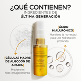SERUM FACIAL DÍA CON CÉLULAS MADRE DE ALGODÓN + ÁCIDO HIALURÓNICO