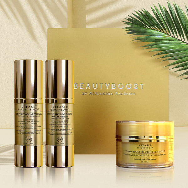 SERUM DIA + SERUM NOCHE + CREMA HYDROBOOSTER CON CÉLULAS MADRE