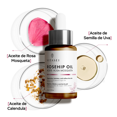 Aceite de rosa mosqueta: combinación de aceites naturales